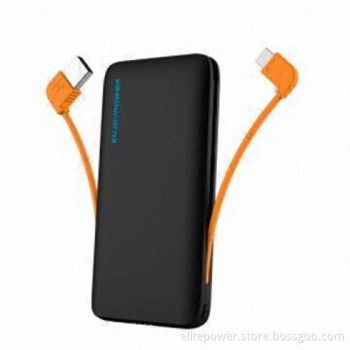Power Bank/Pack with 5,000mAh and Dual USB Output, Charges for iPhone, iPad, Samsung, HTC